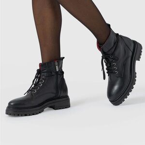 Saint + Sofia Noho Black Leather Women’s Boots, 7